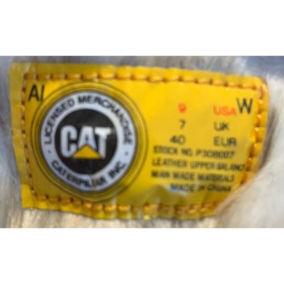 Cat Women's Honey Reset Harper Faux Fur Wedge Boots Shoelace Tie 9 W - Picture 4 of 5